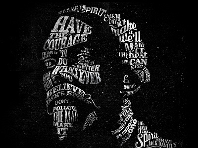 Jack Face daniels face jack lettering quotes