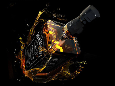 Lo importante esta en el interior 3d c4d liquor whiskey