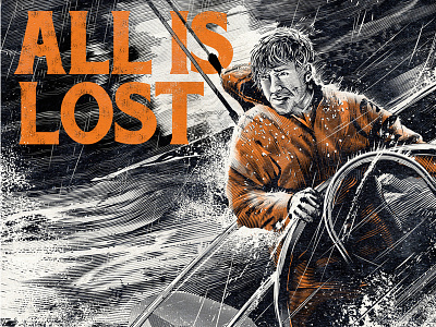 All Is lost poster allislost movie poster print redford robert