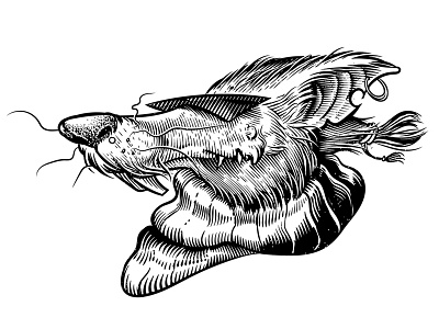 Just a damn cool rata. cool etching illustrator pizza rat rata