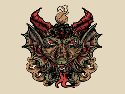 Till my devil do us part adobe illustrator devil illustration