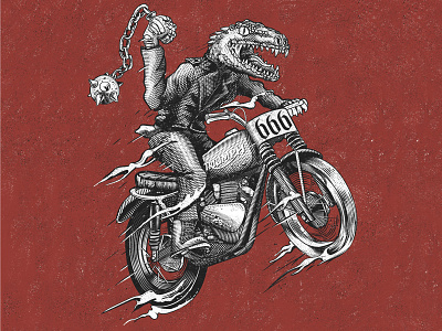 And then, BRRRRAAAAAAAP!!!! dinosaur motorcycle raptor