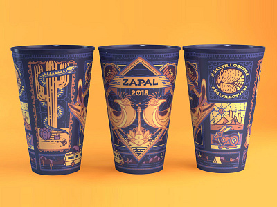 Vaso para festival Zapal 2018