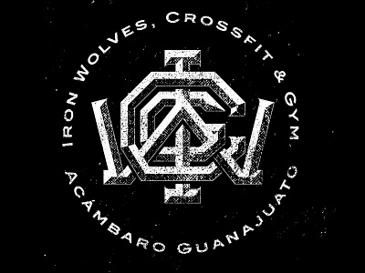 Iron Wolves monogram crossfit gym monogram type