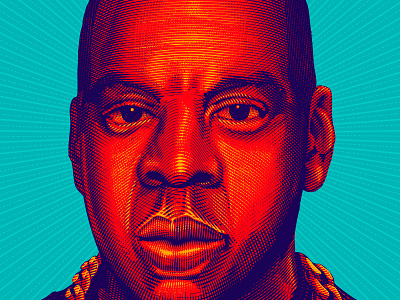 Jay-Z Portrait adobe illustrator jay z portrait