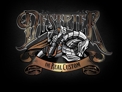 Logo Destrier destrier horse logo motorcycles