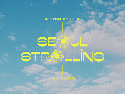 MIXTAPE: Seoul Strolling design mixtape playlist seoul spotify typography