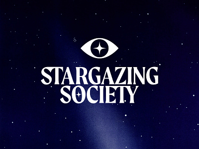 IDENTITY: Stargazing Society astronomy branding design identity logo logotype society stargazing typography