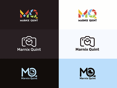 Logo design concepts for a photography startup logo logo design monogram mq