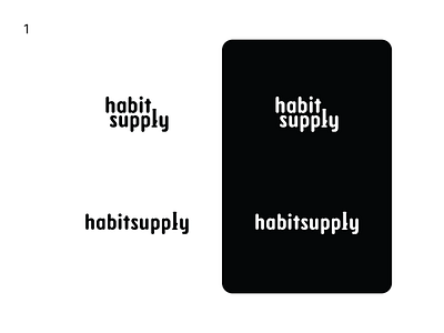 HabitSupply Wordmark Concept