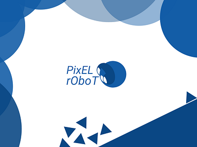 Pixel Robot adobe xd branding design fun logo pixel