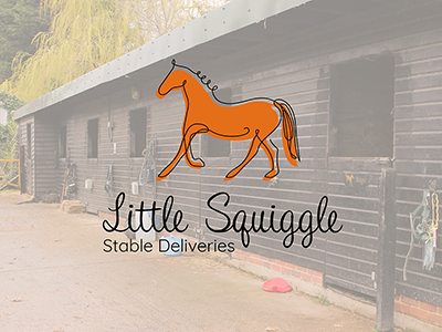 Little Squiggle 1 branding design horse horse care identity logo logo design logo designer stable