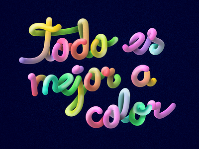 Color lettering type