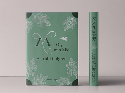 Mio, min Mio - book cover redesign book cover book cover design floral handlettering illustration lettering typography vector vector lettering