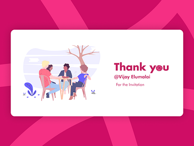 Thank You dribbble thanks thanks for invite