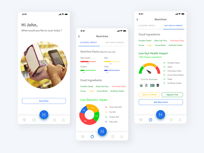 Nutrition App clean design cleanui diet fitness food health health app ios nutrition nutrition app