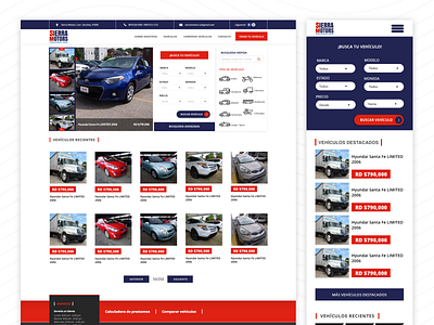 Sierra Motors - Website