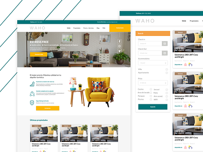 Waho - Website design ui ux web
