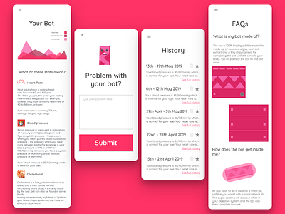 Nanobot app (Part 2) design healthcare product design ux