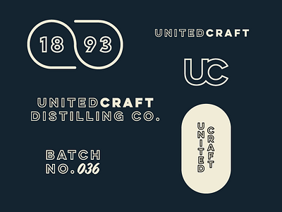 United Craft badges icons logos word marks