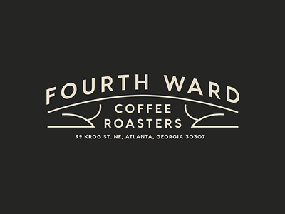 Fourth Ward Coffee Logo atlanta branding coffee logo