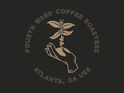 Fourth Ward Illustration atlanta branding coffee color palette illustration logo type