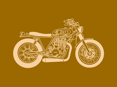 Deus Customs deus ex machina deuscustoms illustration motorcycle procreate