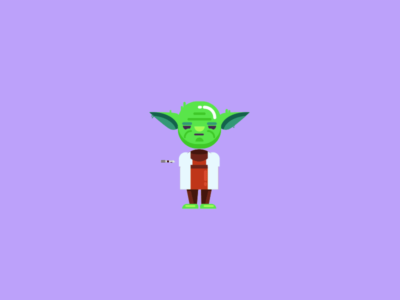 Yoda after effects animation animation after effects design star wars yoda