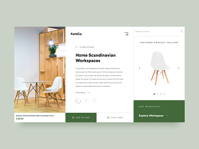 FurnCo - Concept Design in Figma