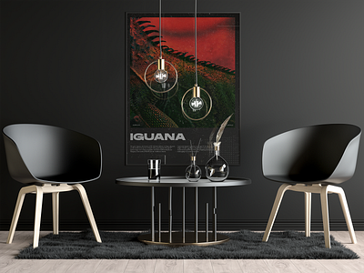 Iguana Poster design