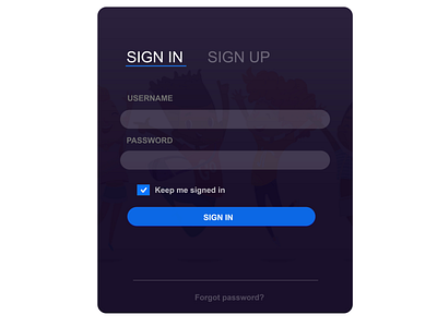 l so had to reupload again. yeah a simple UI Sign in page adobexd signin ui ux