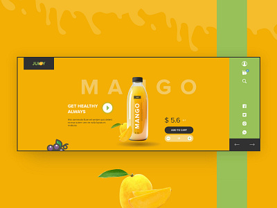 Juice | landing home page design design graphic design interactive ui uidesign ux web web design website