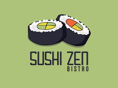 Sushi Zen Bistro brand design branding company brand creative food graphic designer identitydesign japanese logocore restaurant new logo sushi zen tobudezyn