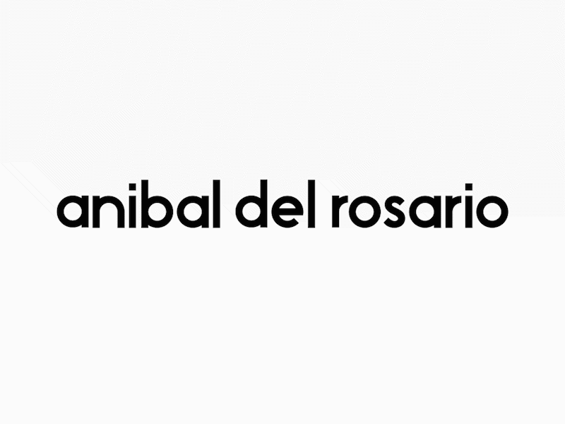 Anibal del Rosario symbol origin after effects animation illustrator logo symbol symbol icon typography vector