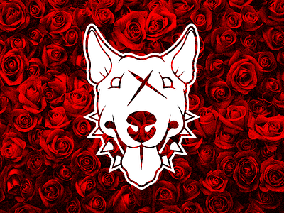 Kelevra Tattoo bull kelevra logotype roses tattoo terrier