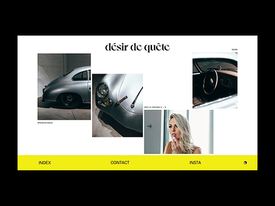 Simple Dark Mode clean concept dark mode design fashion interaction layout minimal promo typography ui ux web website