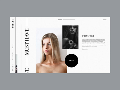 VOULUE / Collection of The Week Animation animation clean concept design fashion grid interaction minimal motion promo typography ui ux video web website weekly