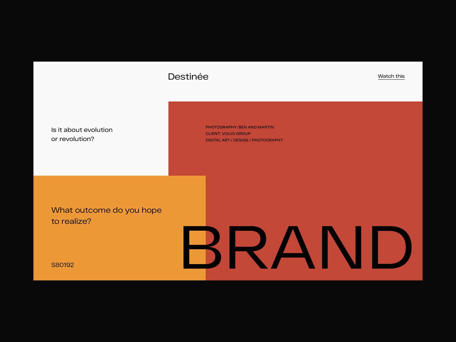 Destinée - Showcase clean design fashion grid minimal promo typography ui ux uxinspiration web website whitespace