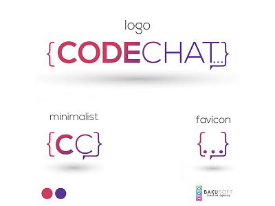 Codechat Dribble chat code coder logo