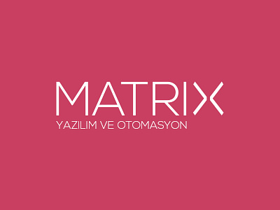 Matrix Dribble design font innovation logo matrix