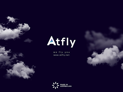 Atfly Logo design flight fly logo travel