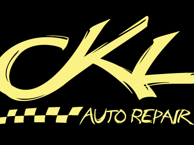 CKL Logo automotive car repair design logo shop vector