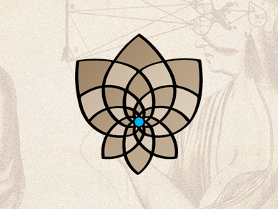 Pineal Gland descartes flower geometric logo newage pinealgland spirograph