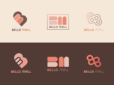 Bello Mall brand logo logotype studies vector
