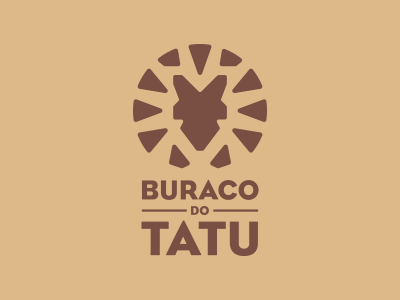 Logo da Cachaça Buraco do Tatu branding brasília cachaça tatu
