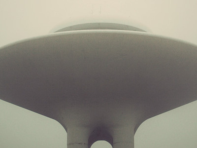 Hyllie Water Tower architecture eerie epic fog hyllie mist photography sweden