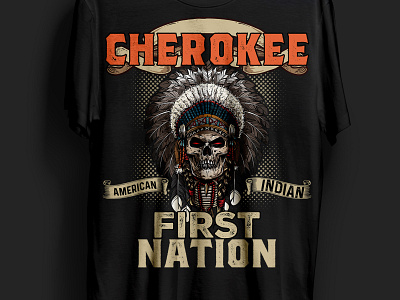 CHIROKEE NATIVE AMERICAN T-SHIRT