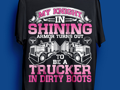 FEMALE TRUCKER T-SHIRT female female t shirt female trucker female trucker t shirt t shirt branding woman t shirt woman t shirt branding woman trucker t shirt