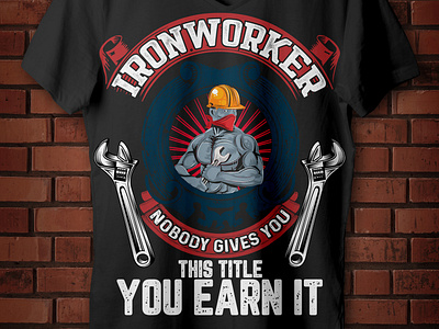 IRON WORKER iron t shirt iron worker iron worker t shirt mechanic t shirt mechanical t shirt worker t shirt