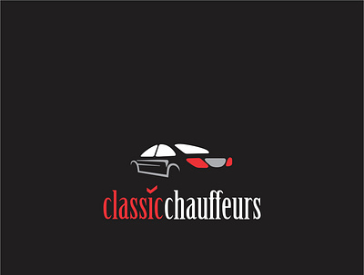 Classic Chauffeurs brand branding clean design flat identity logo